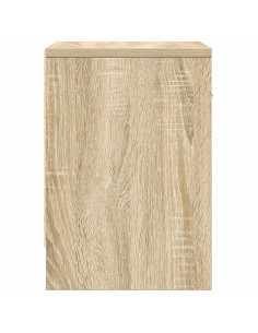 Comodini 2 pz con Cassetto Rovere Sonoma 39x28x41 cm