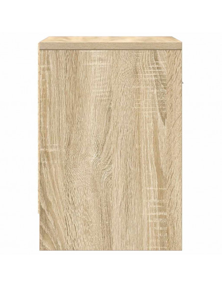 Comodini 2 pz con Cassetto Rovere Sonoma 39x28x41 cm