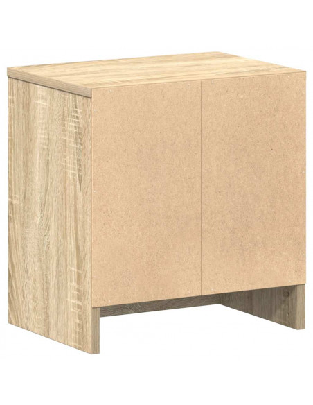 Comodini 2 pz con Cassetto Rovere Sonoma 39x28x41 cm