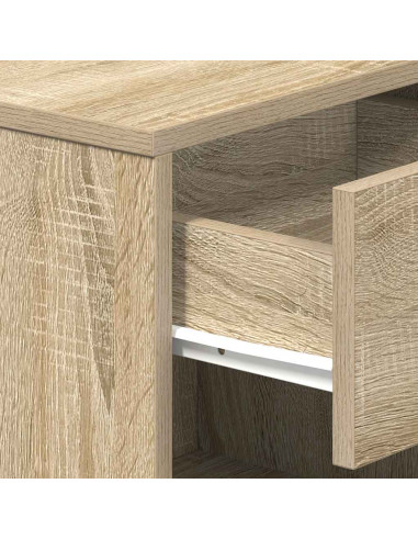Comodini 2 pz con Cassetto Rovere Sonoma 39x28x41 cm