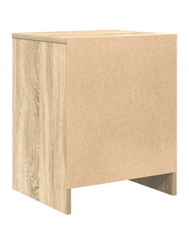 Comodini 2 pz con Cassetto Rovere Sonoma 40x34x50 cm