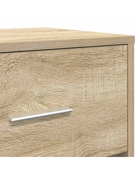 Comodini 2 pz con Cassetto Rovere Sonoma 40x34x50 cm