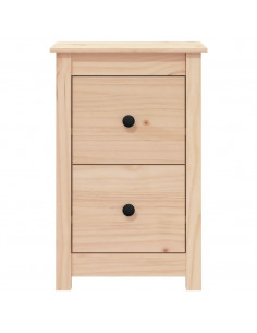 Comodino 40x35x61,5 cm in Legno Massello di Pino 2