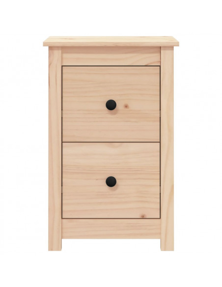 Comodino 40x35x61,5 cm in Legno Massello di Pino