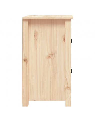 Comodino 40x35x61,5 cm in Legno Massello di Pino