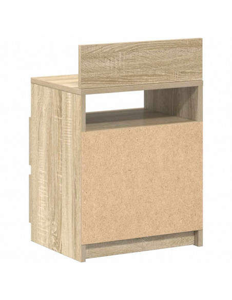 Comodino con 2 Cassetti Rovere Sonoma 40x33x60 cm