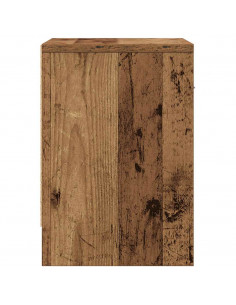 Comodino con Cassetto Legno Antico 39x28x41 cm
