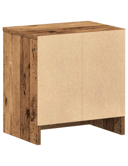 Comodino con Cassetto Legno Antico 39x28x41 cm