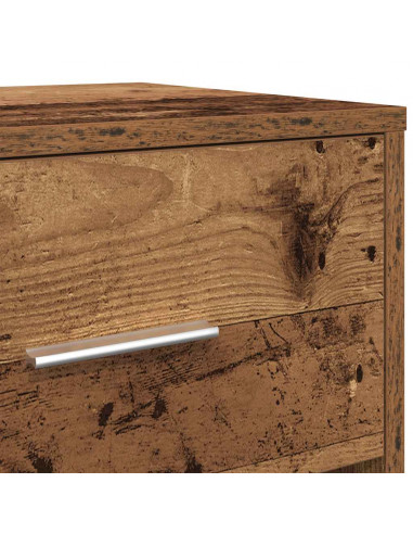 Comodino con Cassetto Legno Antico 40x34x50 cm