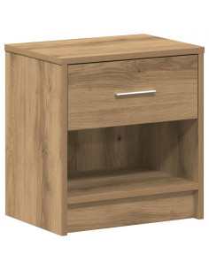 Comodino con Cassetto Rovere Artigianale 39x28x41 cm