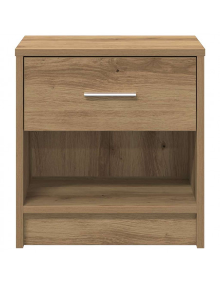 Comodino con Cassetto Rovere Artigianale 39x28x41 cm