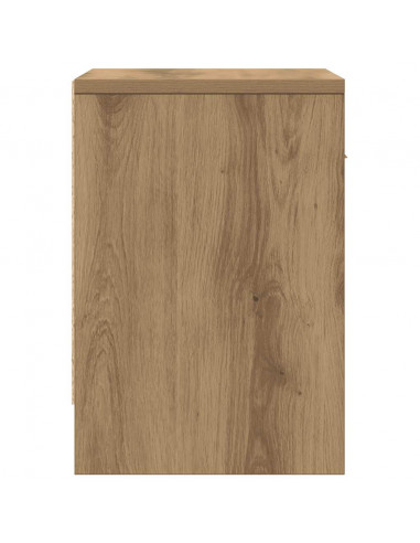 Comodino con Cassetto Rovere Artigianale 39x28x41 cm