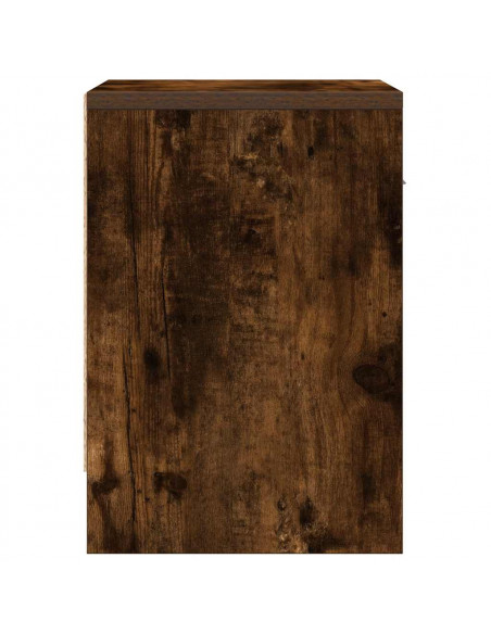 Comodino con Cassetto Rovere Fumo 39x28x41 cm