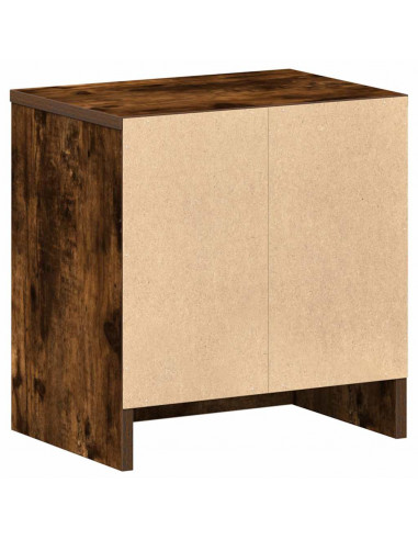 Comodino con Cassetto Rovere Fumo 39x28x41 cm