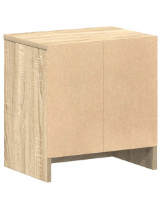 Comodino con Cassetto Rovere Sonoma 39x28x41 cm 2