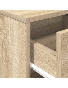 Comodino con Cassetto Rovere Sonoma 40x34x50 cm 2