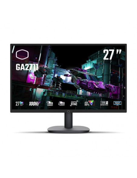 COOLER MASTER MONITOR 27 LED IPS QHD 16:9 1MS 250 CDM 100HZ, DP/HDMI