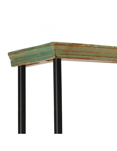 Credenza 55x30x180 cm in Legno Massello di Recupero