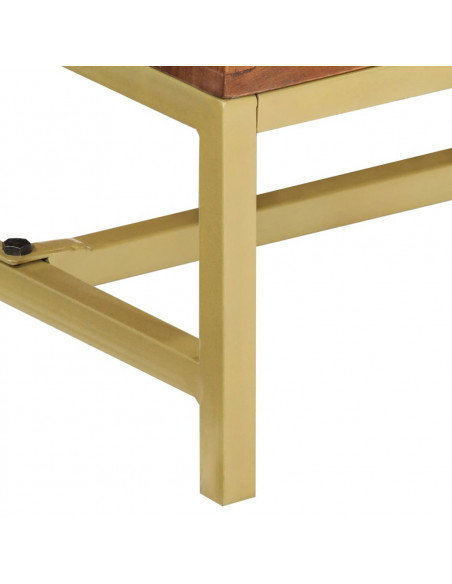 Credenza 60x35x75 cm in Legno Massello di Acacia