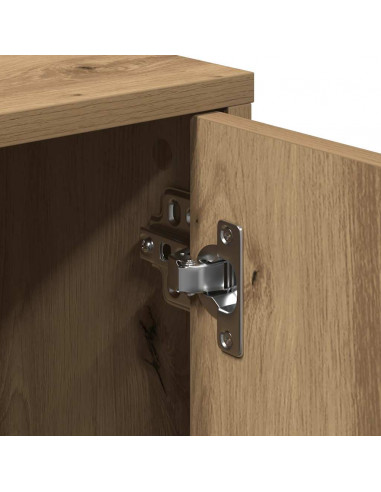 Credenza Rovere Artigianale 60x31x70 cm in Legno Multistrato