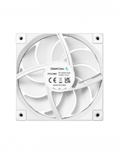 DEEPCOOL VENTOLE CASE FT12  BIANCA 12CM POTENTE SILENZIOSA DURATURA 4PIN PW