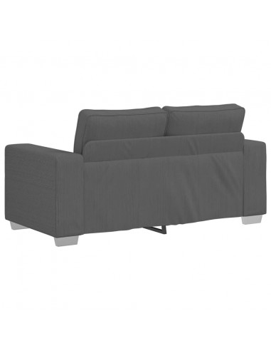 Divano Divanetto Grigio Scuro 120 cm Tessuto di Velluto a Coste