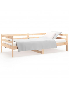 Dormeuse senza Materasso 80x200 cm in Legno Massello di Pino