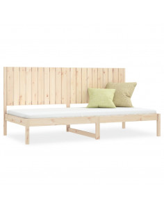 Dormeuse senza Materasso 90x200 cm in Legno Massello di Pino