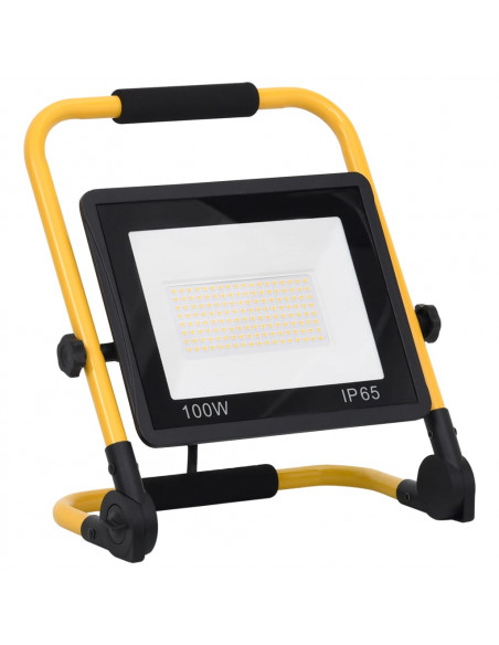 Faretto a LED con Maniglia 100 W Bianco Freddo