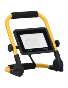 Faretto a LED con Maniglia 30 W Bianco Caldo