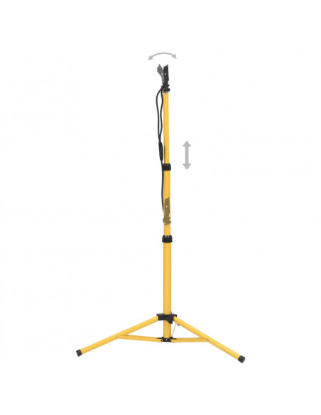 Faretto a LED con Treppiede 2x10 W Bianco Caldo