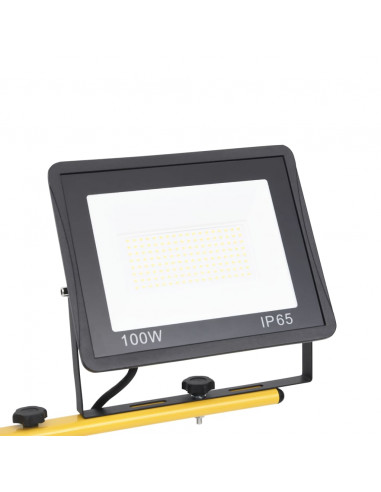 Faretto a LED con Treppiede 2x100 W Bianco Caldo