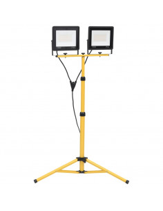 Faretto a LED con Treppiede 2x100 W Bianco Freddo