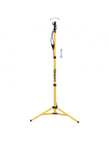 Faretto a LED con Treppiede 2x20 W Bianco Freddo