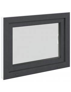 Finestra per Seminterrato RISOR 80x70cm Anta Ribalta DIN Destra