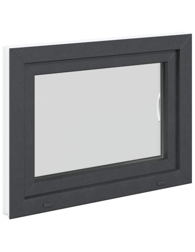 Finestra per Seminterrato RISOR 80x70cm Anta Ribalta DIN Destra