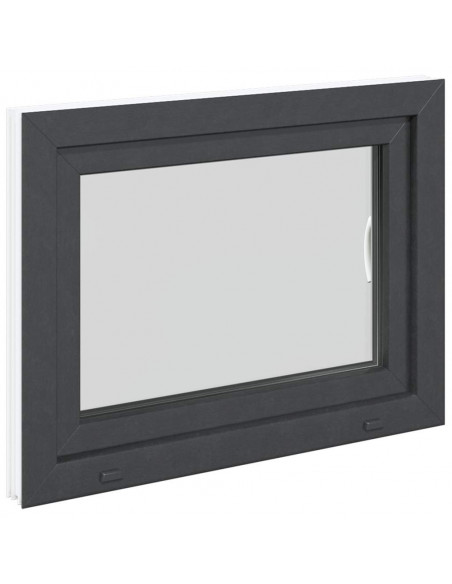 Finestra per Seminterrato RISOR 80x70cm Anta Ribalta DIN Destra
