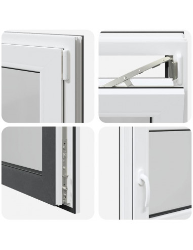 Finestra per Seminterrato RISOR 90x70cm Anta Ribalta DIN Destra