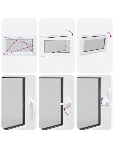 Finestra Seminterrato RISOR 100x70 cm Anta Ribalta DIN Sinistra