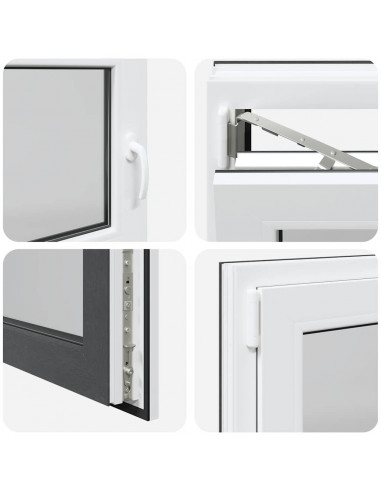 Finestra Seminterrato RISOR 100x70 cm Anta Ribalta DIN Sinistra