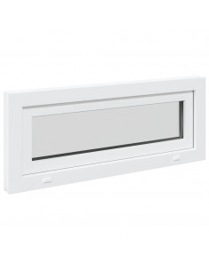 Finestra Seminterrato RISOR 110x40 cm Tilt 2 Vetri Bianco