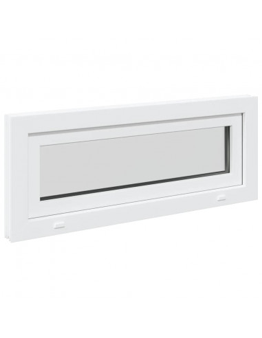 Finestra Seminterrato RISOR 110x40 cm Tilt 2 Vetri Bianco