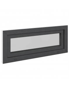 Finestra Seminterrato RISOR 110x40 cm Tilt 3 Vetri Antracite