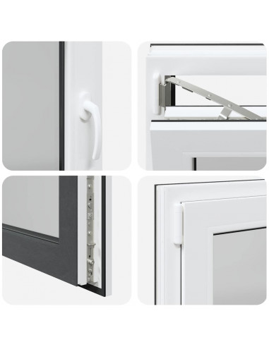 Finestra Seminterrato RISOR 110x60 cm Anta Ribalta DIN Sinistra