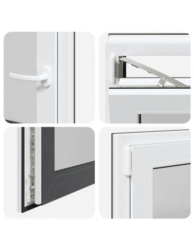 Finestra Seminterrato RISOR 60x100 cm Anta Ribalta DIN Sinistra