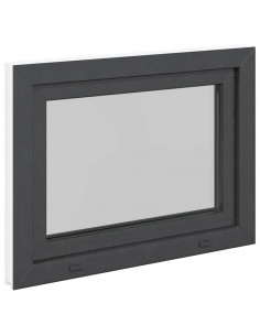 Finestra Seminterrato RISOR 80x60 cm Anta Ribalta DIN Sinistra