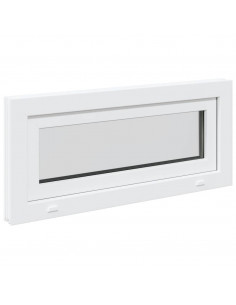 Finestra Seminterrato RISOR 90x40 cm Tilt 2 Vetri Bianco