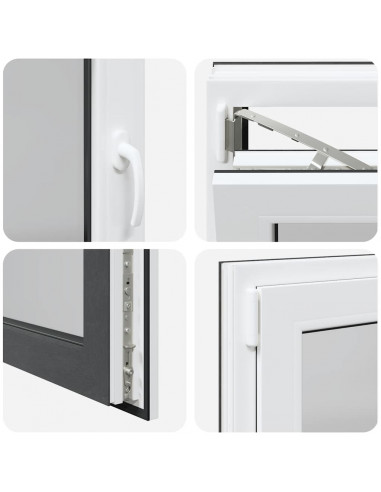 Finestra Seminterrato RISOR 90x70 cm Anta Ribalta DIN Sinistra