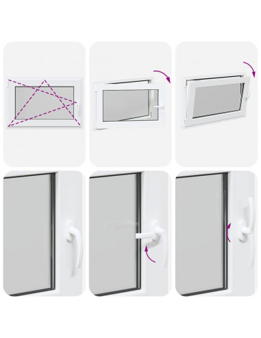 Finestra Seminterrato RISOR 90x70 cm Anta Ribalta DIN Sinistra