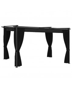 Gazebo 4x3 m Antracite